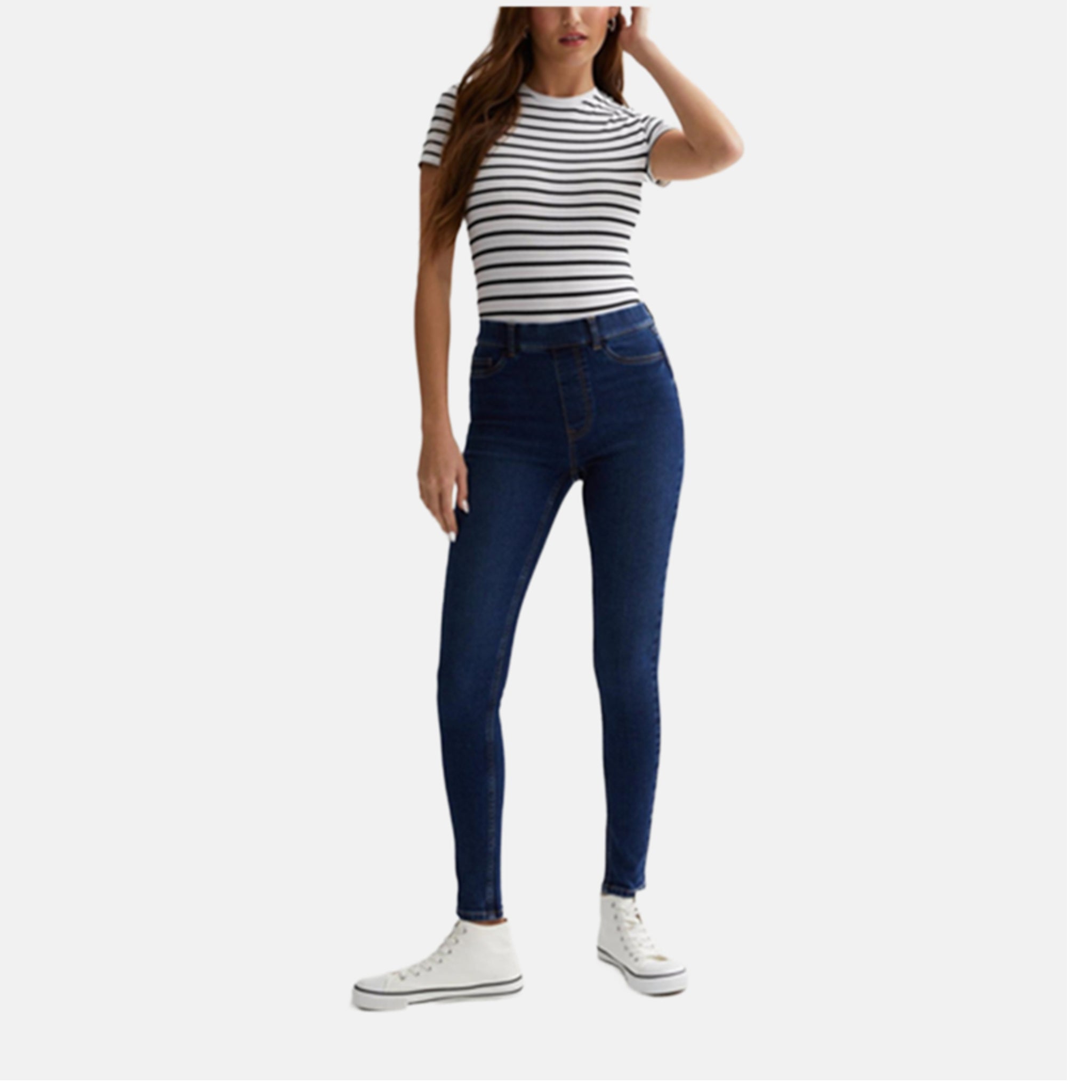 Ladies ex store (New Look) jeggings stretchy skinny fit denim look